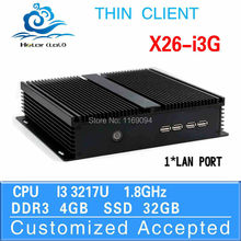 low price host mini pc computer mini pc win 7 X26-DN D525 1.8G HZ 4G ram 32g ssd support hd video