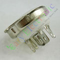 Wholesale and retail 4pc 9pin Ceramic vacuum tube socket valve base 12AX7 12AU7 ECC83 ECC82 6DJ8