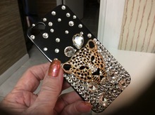 Newest Luxury Bling Fox Crystal Diamond Phone Case Cover For Iphone 6 Plus 5 5S 5C 4S Samsung Galaxy Note 4 3 2 S6 Edge S5 S4 S3