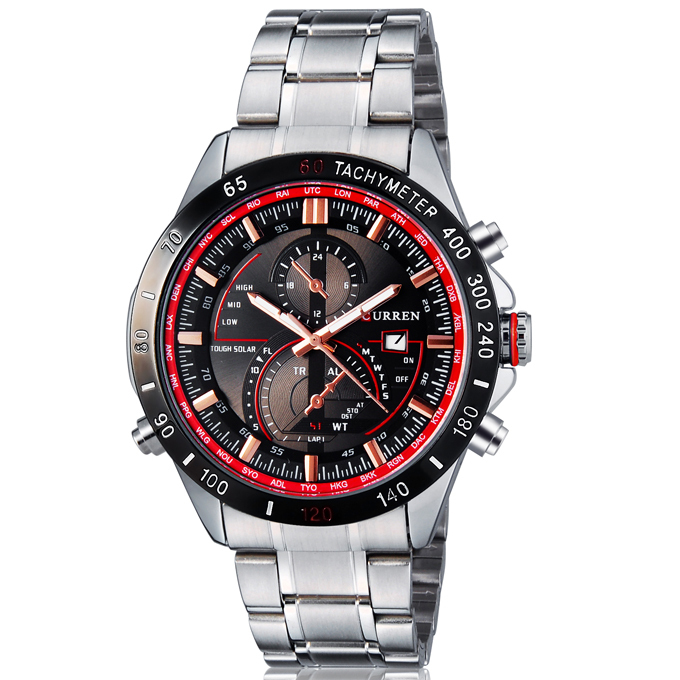 Top Sale CURREN 8149 Brand Men Sports Watch Men Military Casual Full Steel Men Watch Waterproof