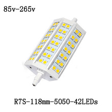 5x Freeshipping R7S LED LAMP 110V 220V 85V-265V SMD 5050 5W 10W 15W 25W Corn bulb Spotlight replace halogen floodlight