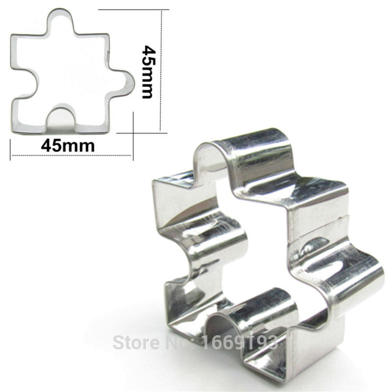 Image of Puzzle Shape Sugarcraft Cake Decorating Fondant Cutters Tool Cookies And Muffins Craft Molds,Direct Selling