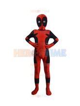Kids Classic Deadpool Costume Spandex fullbody Halloween Cosplay Child Deadpool Superhero Costume zentai suit