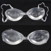 Hot Transparent Strapless Silicone Push Up Bras Invisible Bra Backless Breast Lift Self Adhesive Bras Sutian Silicon Bra