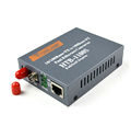Free Shipping Optical Media Converter 10 100Mbps RJ45 Single Mode Dual Fiber FC Converter 25KM