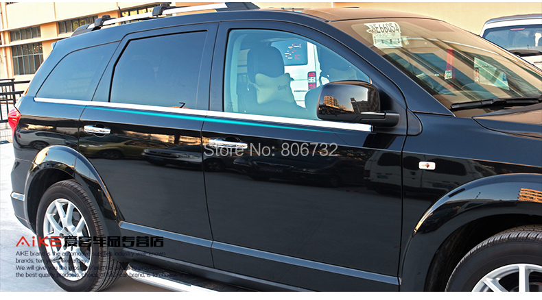 Фотография Hight quality! stainless steel bottom window trim 6pcs  for Fiat Freemont 2011-2014