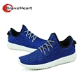 2016 new fashion mans shoes weaving knitting breathable casua lace up four colors star style big