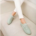 Woman casual shoes 2016 New woman lace candy color leisure flat shoes woman low help breathable