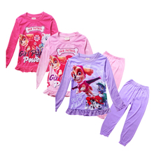 Pajamas kids cute dog sleepwear girls nightgown pyjama enfant children clothing set little girls pajamas pijamas infantil menina
