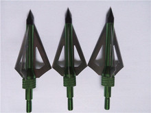 12Pcs 100Grain 3Blades Broadhead And Arrowhead For Compound Bow And Arrow To Hunting