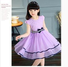 Kids Girls 2016 new summer dress cotton summer dress princess dress children chiffon dress YY009