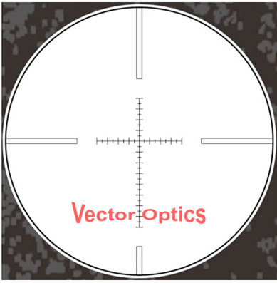 Vector Optics Sentinel Hunting 6 24x50 E Target Shooting Riflescope Illuminated MP Reticle with Scope Side