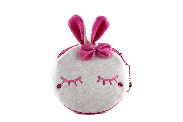 Image of SKU1106 lovely rabbit/panda pattern corduroy change purse portable children coin purse souvenir gift coin purse