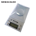 NEWACALOX Digital Scale 0 001g 50g Laboratory Electronic Balance Gold Bijoux Diamond Medical Precision Jewelry Scale