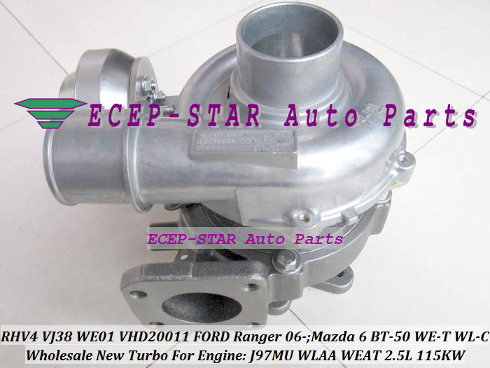 RHV4 VJ38 WE01 WE01F VCD20011 Turbocharger Turbo For FORD Ranger WLAA WEAT 06- For MAZDA 6 BT50 BT-50 2007- WE-T WL-C J97MU 2.5L 115KW (1)