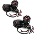 4x Black Bullet Motorcycle Turn Signals For Yamaha Suzuki Kawasaki BMW Harley Honda Shadow CB GS