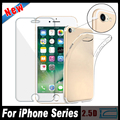 Ultra thin Camera Lens Tempered Glass Screen Protector Film TPU Soft Silicon Case Cover For iPhone