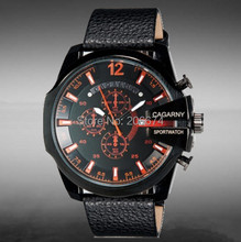 Sale Fashion Men Leather Strap Watches watches men luxury brand Military Sports Quartz Watch Male Clock DZ watch free shipping