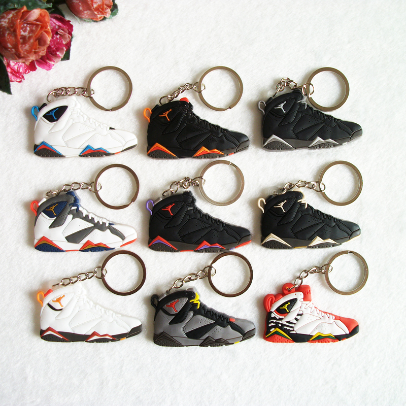 Image of 7 Jordan Keychain, Sneaker Keychain Souvenirs Key Chain Key Ring Women Key Holder,Llaveros Mujer Porte Clef Porta Chaves Anillos