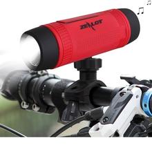 Multi-Function Outdoor Sport Stereo Wireless Bluetooth Speaker With LED Flashlight / 4000mAh Battery / FM Radio / TF Card Slot