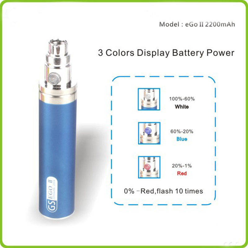 ego II 3 Colors Display Battery Power