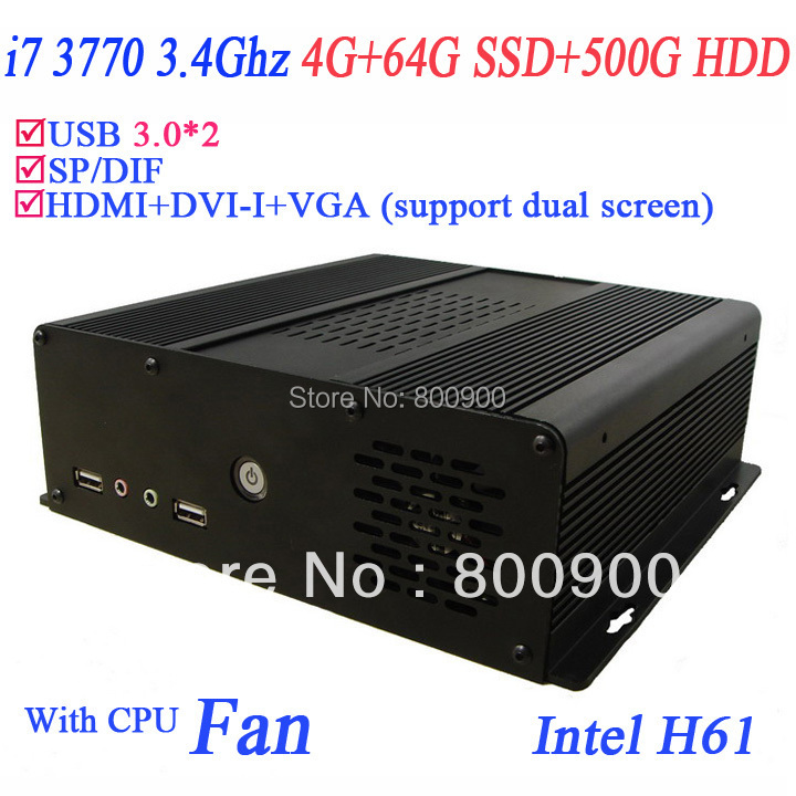  i7 3770 3.4    Windows 7X64 4  RAM 64  SSD  500  HDD USB 3.0 HDMI VGA DVI S/PDIF