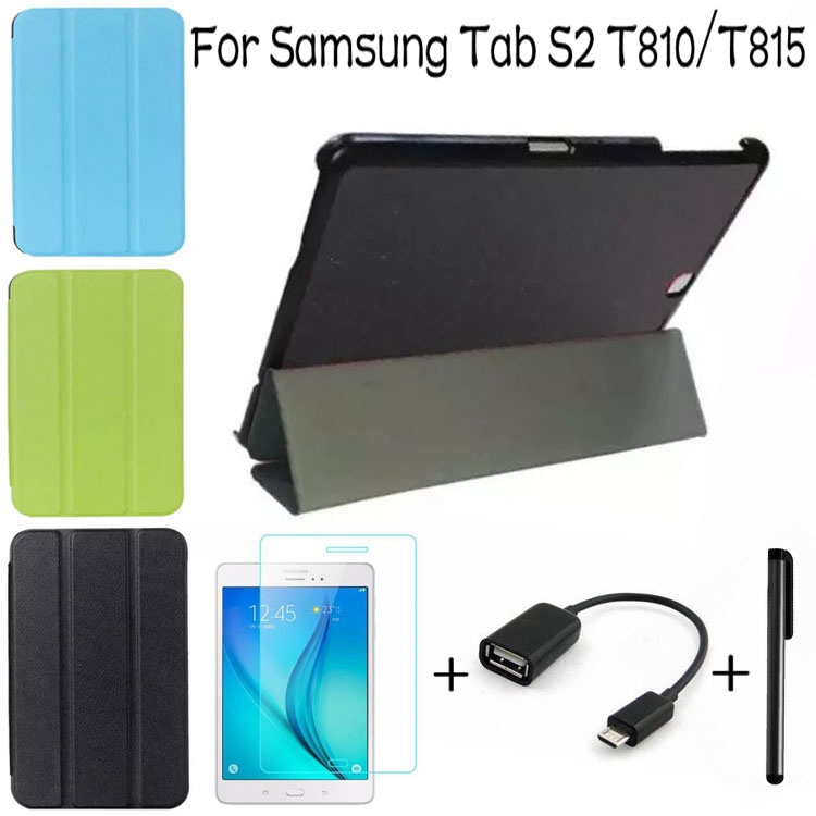 4  1     PU    Samsung Galaxy Tab S2 9.7 T810 T815 Tablet Case + Screen Protector + OTG + 