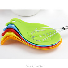 3Pcs Silicone Spoon Insulation Mat Heat Resistant Placemat Drink Glass Coaster Tray Spoon Pad Kitchen accessories cooking tools
