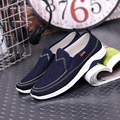 Denim shoes men loafers shoes low price casual shoe 2016 new Round Toe Rubber Basic flats
