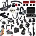 Monopod tripod Gopro Accessories kit for go pro hero black 4 3 SJCAM SJ4000 xiaoyi 4K