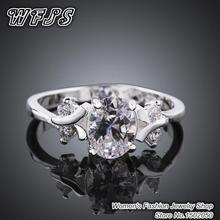 Perfect 925 Sterling Silver Inlaid Stone Fashion CZ Diamond Rings For Women Classic Ruby ring fine