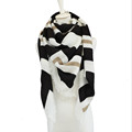 Hot sale Women Winter geometric Square Knitted Scarf Female rhombus print national Warm Shawls Scarves 140