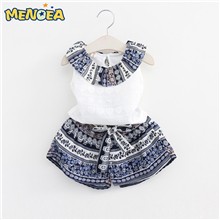 Menoea-2017-Brand-New-Girls-Fashion-Clothing-Sets-Girls-Clothes-Kids-Clothing-Sets-Sleeveless-Whirte-T