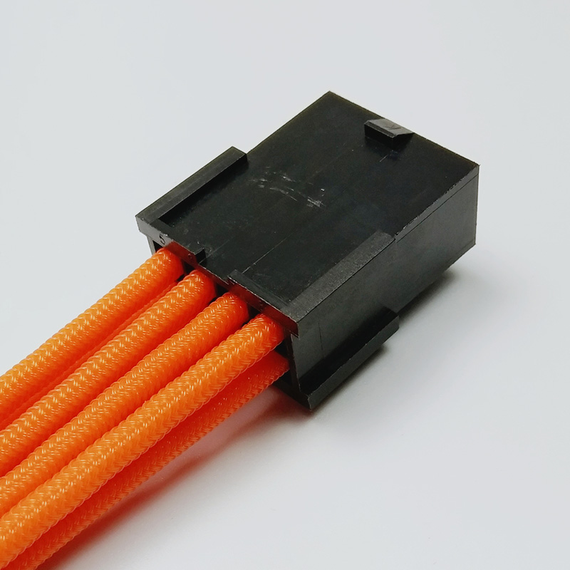 PCI-E_8pin_Orange_sleeve_extension_cable_5