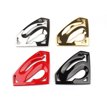 8X5.4CM large metal 3D 3M superman auto logo badge metal superman car sticker emblem car styling accessories free shipping
