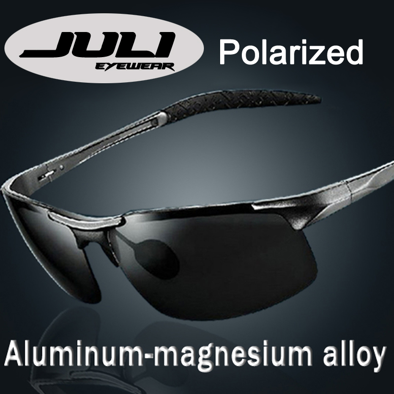 Image of JULI Polaroid Sunglasses With Box Men Sunglasses polarized Sun Glasses Mens Sunglasses Brand Designer Oculos De Sol 8177