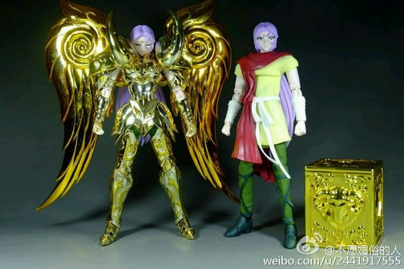 MODEL FANS AE model EX soul of God aries mu gold Saint Seiya metal armor Myth Cloth two body cloth box form Mufti Action Figure