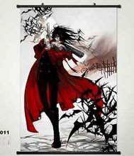Home Decor Japanese Anime Wall poster Scroll Hellsing Alucard Cosplay Art 011