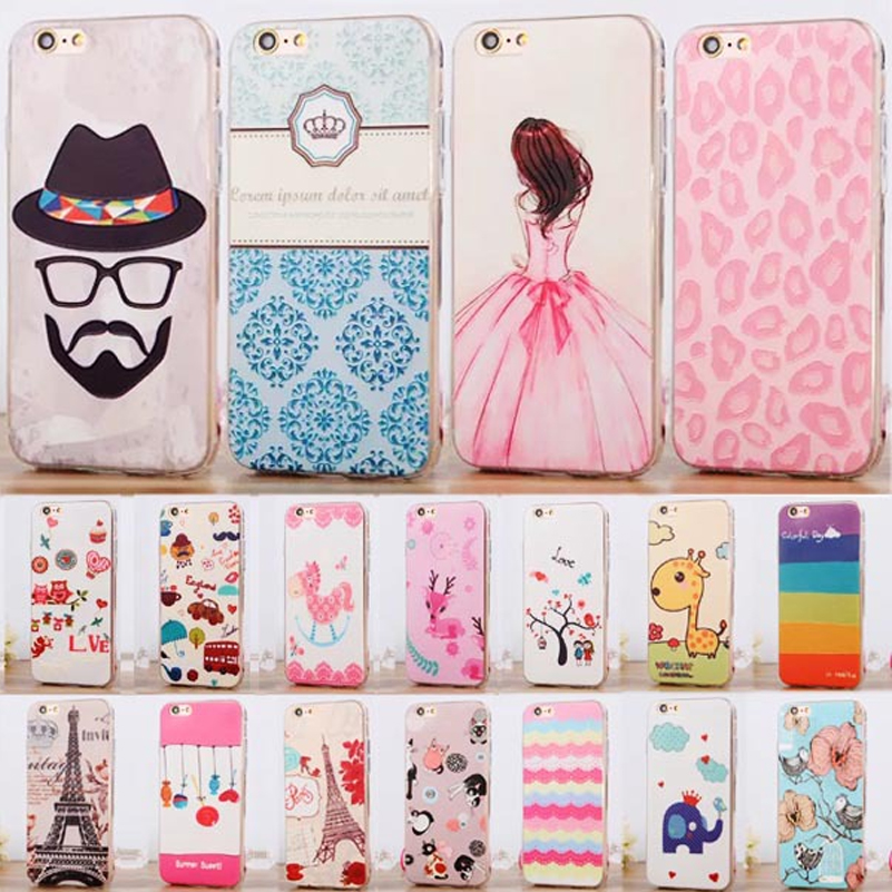 Image of 18 Style! Newest Candy Slim Soft TPU phone Cases For Apple iphone 6 Case 4.7'' Cute 3D Cartoon Case For iphone6 6S Back Cover