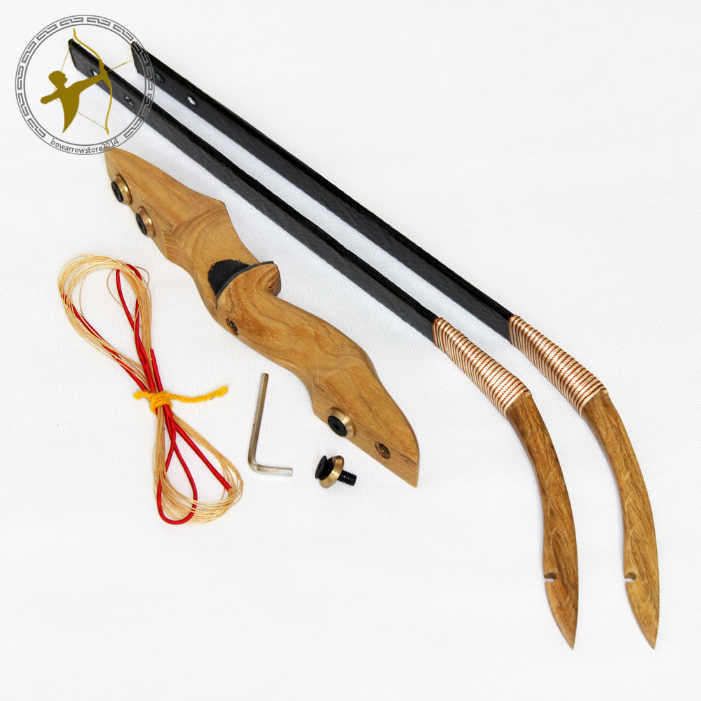 Free Shipping New 50 LBS 28 inches Outdoor Sport Archery Traditional Take Down Hunting Shooting Black