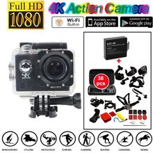 Free shipping!4K 30 fps IMX179 WiFi Action Camera+38 in1 Accessories+Extra Battery