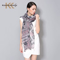 stripe scarf women brand zig zag plaid tassel ponchos and capes foulard femme cachecol echarpe invierno