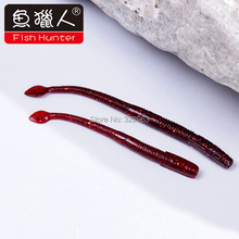 Fish Hunter Soft Earthworm Fishing Lures Paladin 130mm 4.4g Worm Bait Lures Colorful Fishing Tackle For Free Shipping W05B