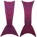 Wool Blended 180 80cm Knitted Mermaid Tail Blanket Children Adult Baby Mermaid Blanket Throw Bed Children