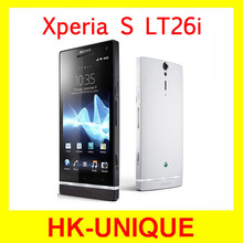 HK  post free shipping Unlocked original Sony Xperia S LT26i cellular phone 12.0MP camera 32 GB storage,1 GB RAM