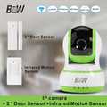 BW Surveillance WiFi IP Camera Wireless Network 2 Door Sensor Infrared Motion Sensor Onvif Security Camera