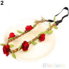 Boho Style Floral Flower Women Girls Hairband Headbands Festival Party Wedding 01NP 3DS2