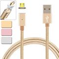 1m 2 4A Super Fast Magnetic Cable Micro USB Data Cable Micro USB Charging Cable Magnetic