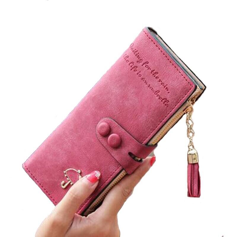 Image of 2016 Women Long Wallet Multi-functional Umbrella Zipper Female Wallet 7 Colors Handbag Clutch Card Holder High Quality Free N532