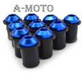 Free Shipping Universal CNC Aluminum Motorcycle Screws Windscreen screw For ducati monster 1100 honda cbf 600